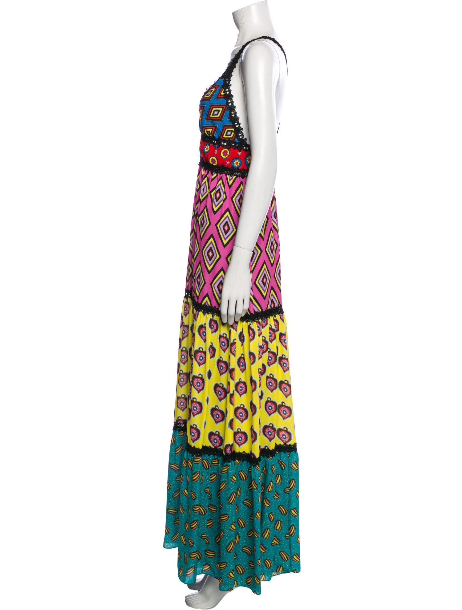 Alice + Olivia x Carla Kranendonk Printed Long Dress