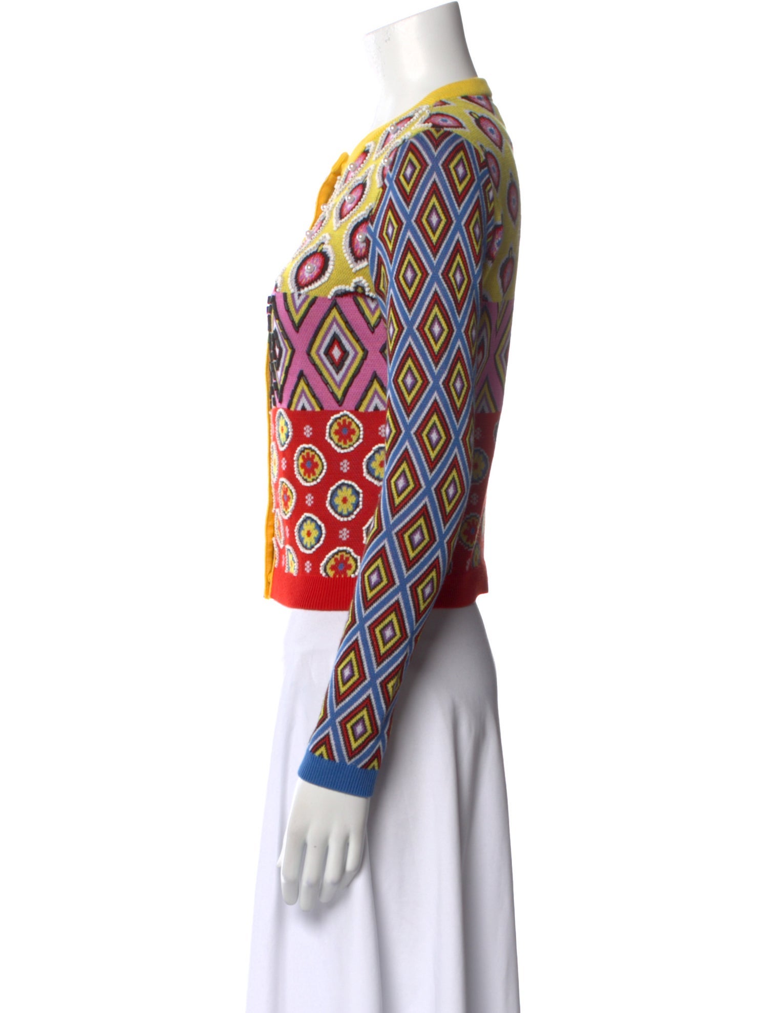 Alice + Olivia x Carla Kranendonk Printed Crew Neck Sweater