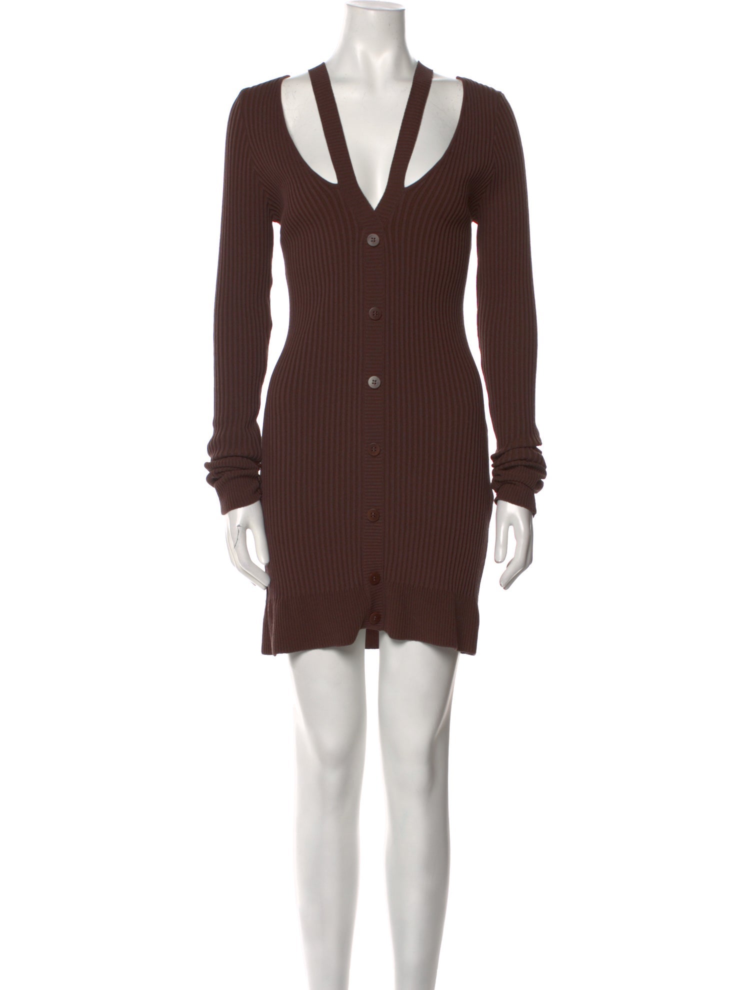 ADAMO V-Neck Mini Dress w/ Tags