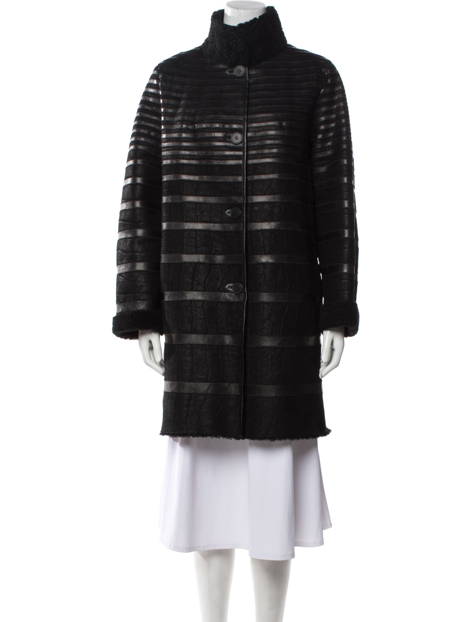 ADAMO Striped Coat