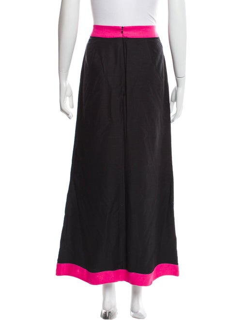ADAMO Colorblock Pattern Midi Length Skirt