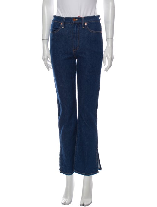 Ao.la High-Rise Flared Jeans Blue
