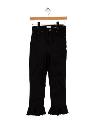 AO.LA Mid-Rise Straight Leg Jeans