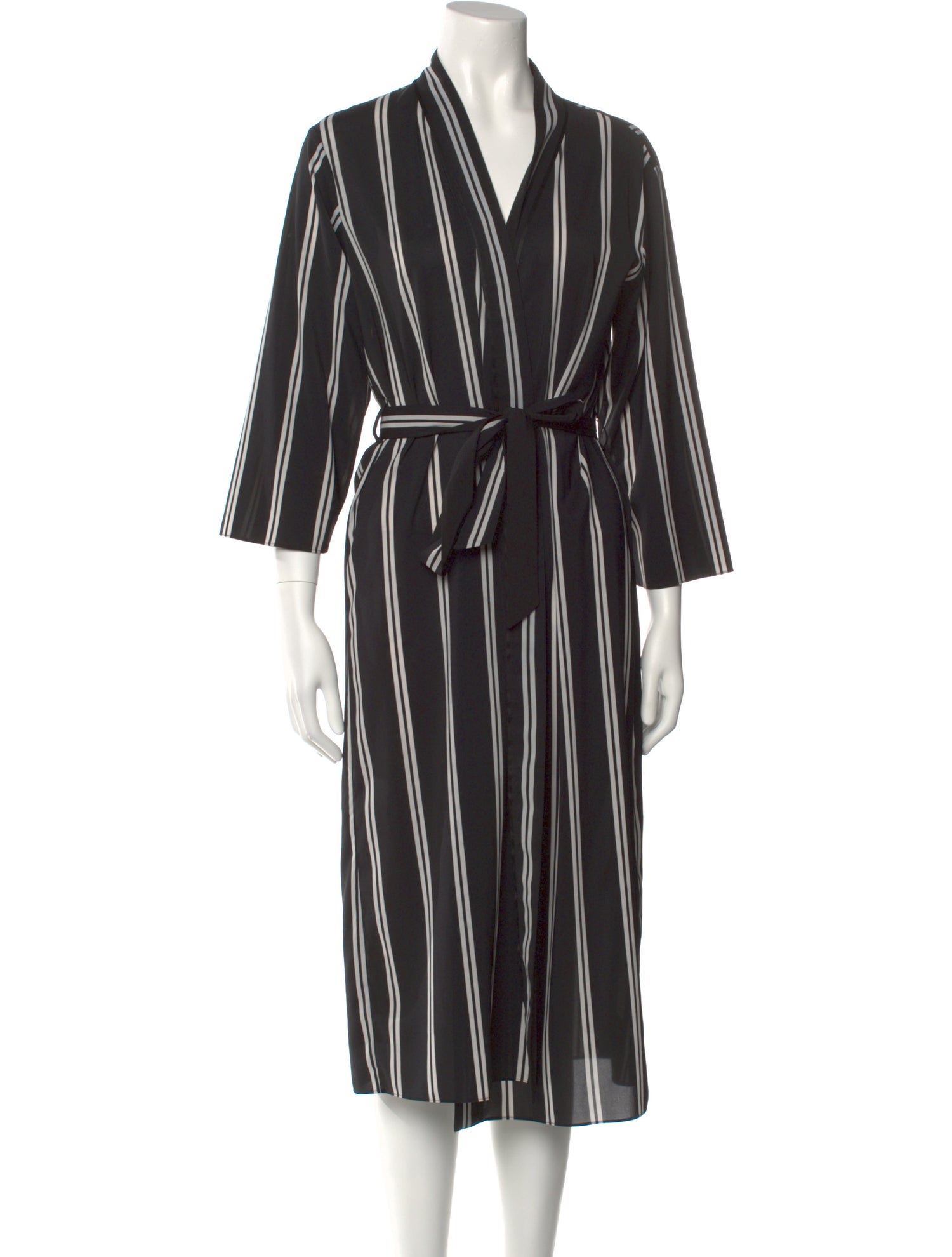 AO.LA Striped Long Dress