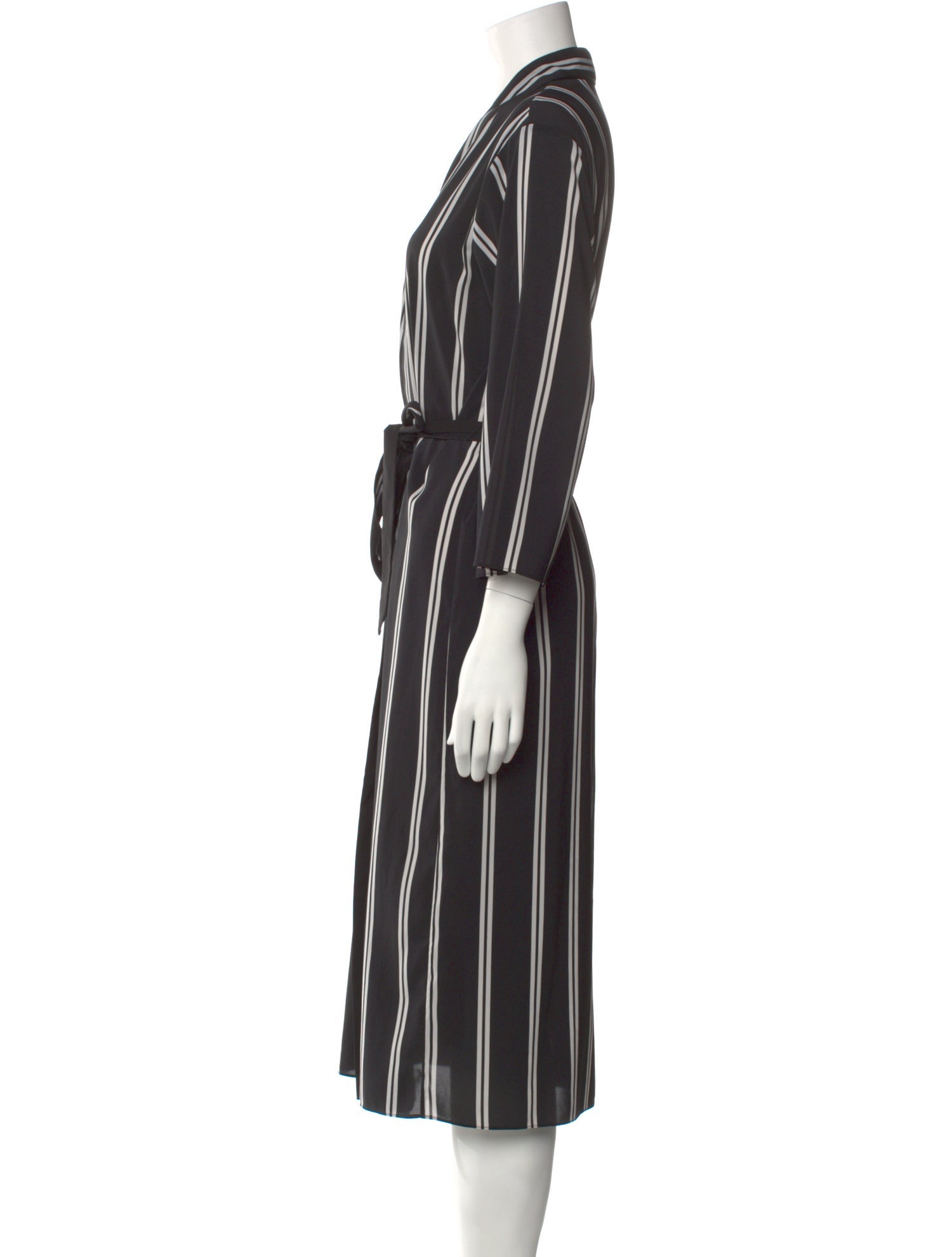 AO.LA Striped Long Dress