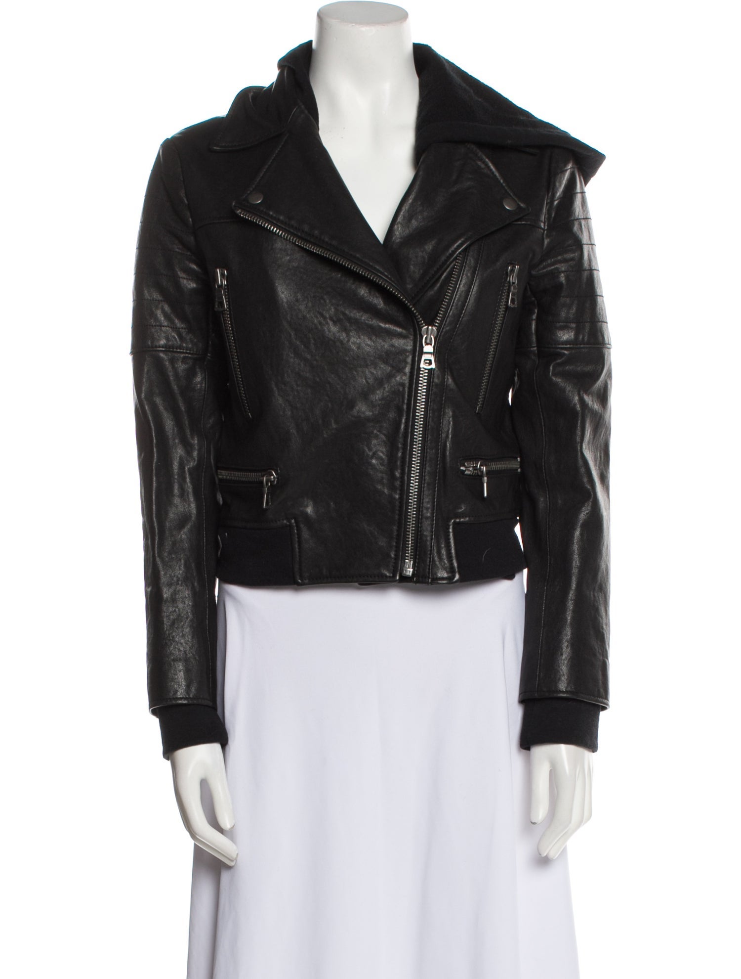 AO.LA Leather Biker Jacket