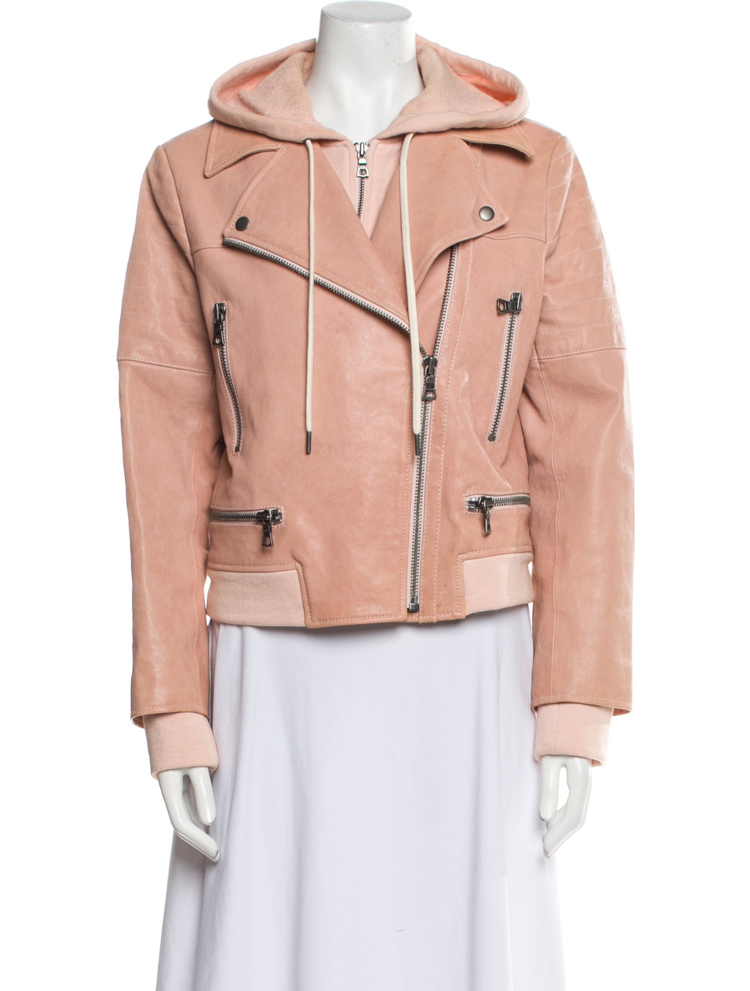 AO.LA Lamb Leather Biker Jacket