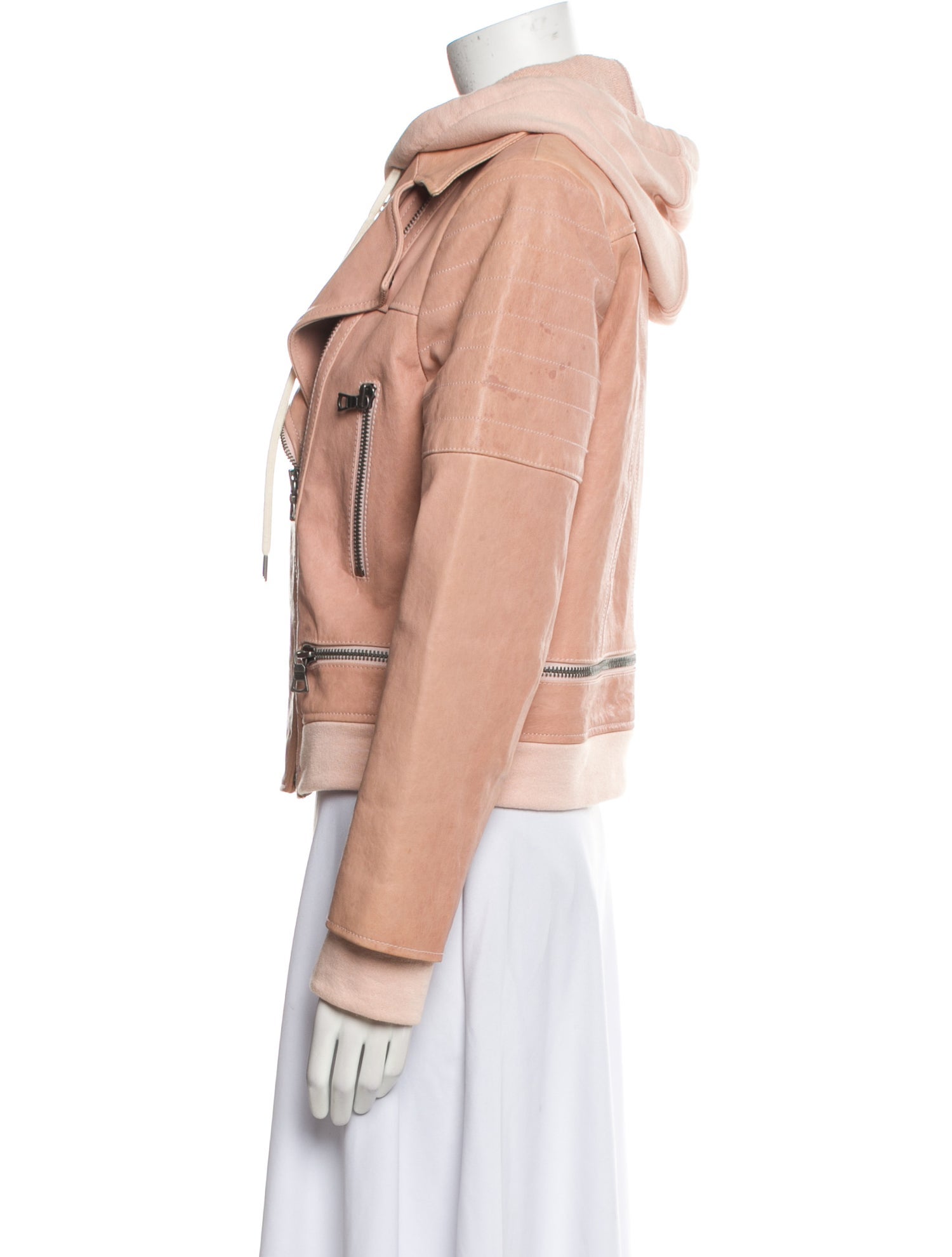 AO.LA Lamb Leather Biker Jacket