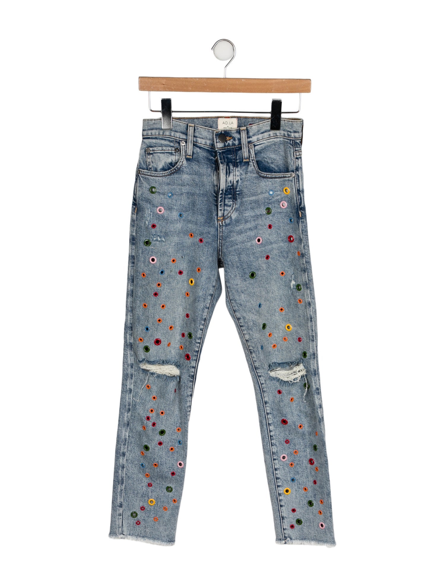 AO.LA Mid-Rise Skinny Leg Jeans