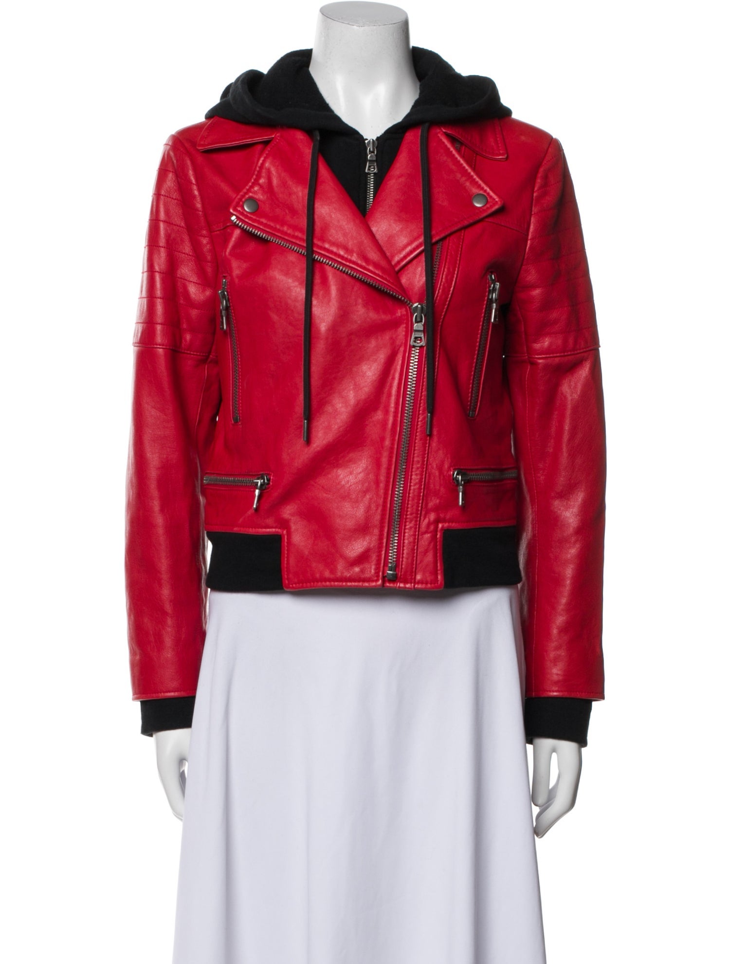 AO.LA Leather Biker Jacket