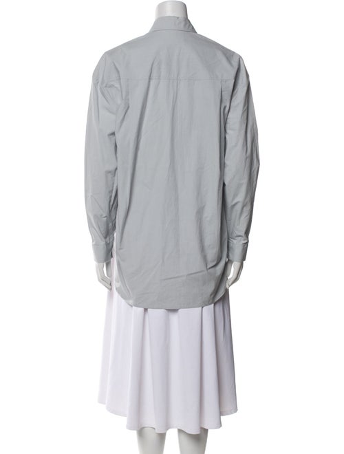 AMOMENTO Long Sleeve Button-Up Top