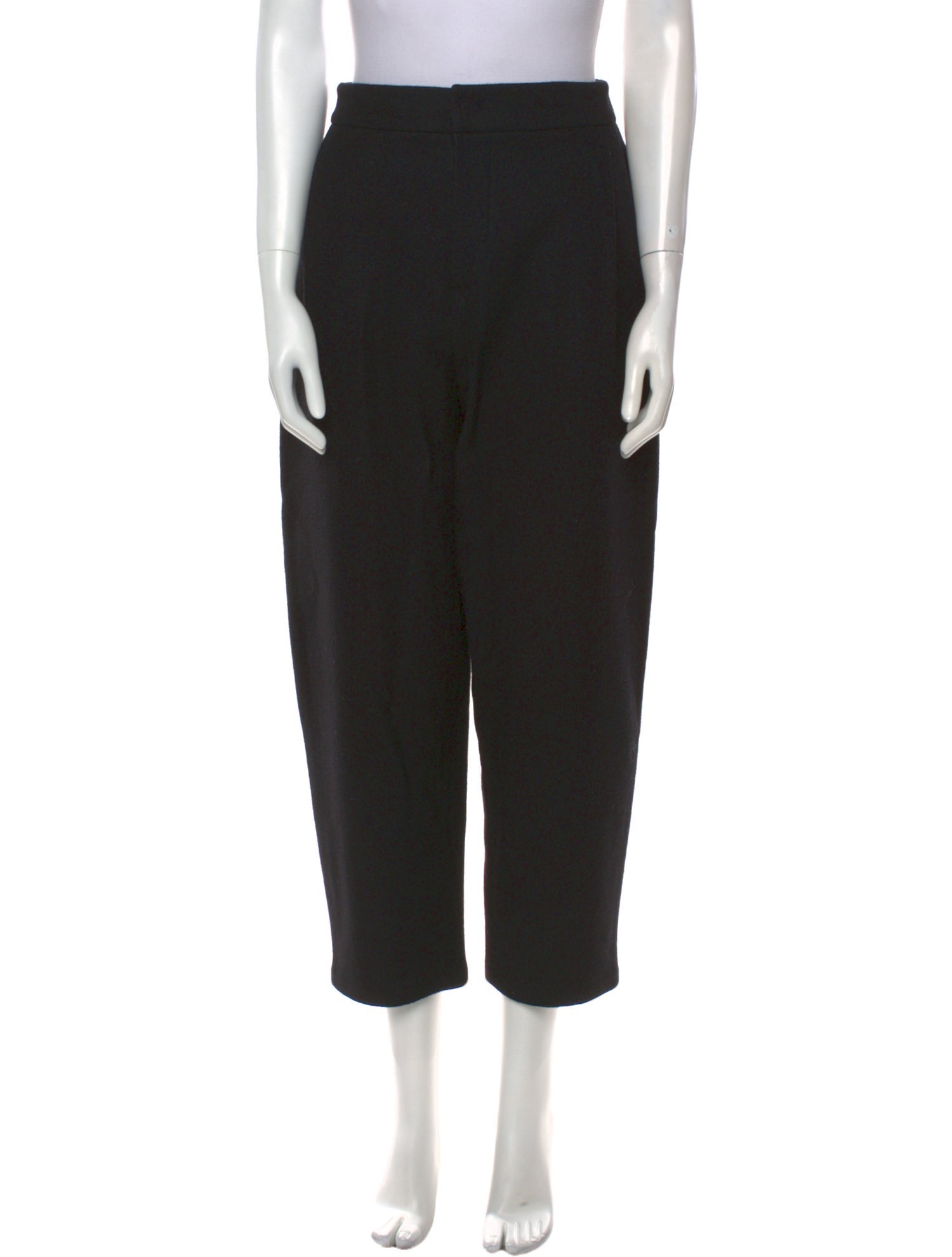 AMOMENTO Wool Straight Leg Pants