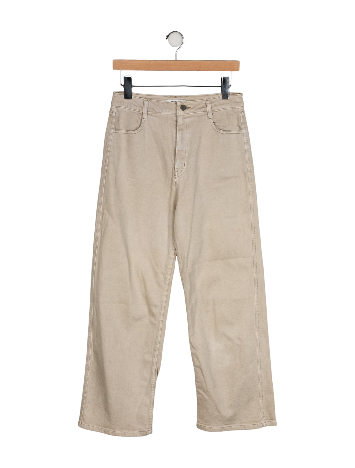 AMOMENTO High-Rise Wide Leg Jeans