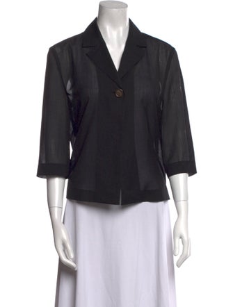 AMOMENTO Three-Quarter Sleeve Blouse