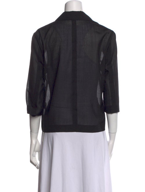 AMOMENTO Three-Quarter Sleeve Blouse