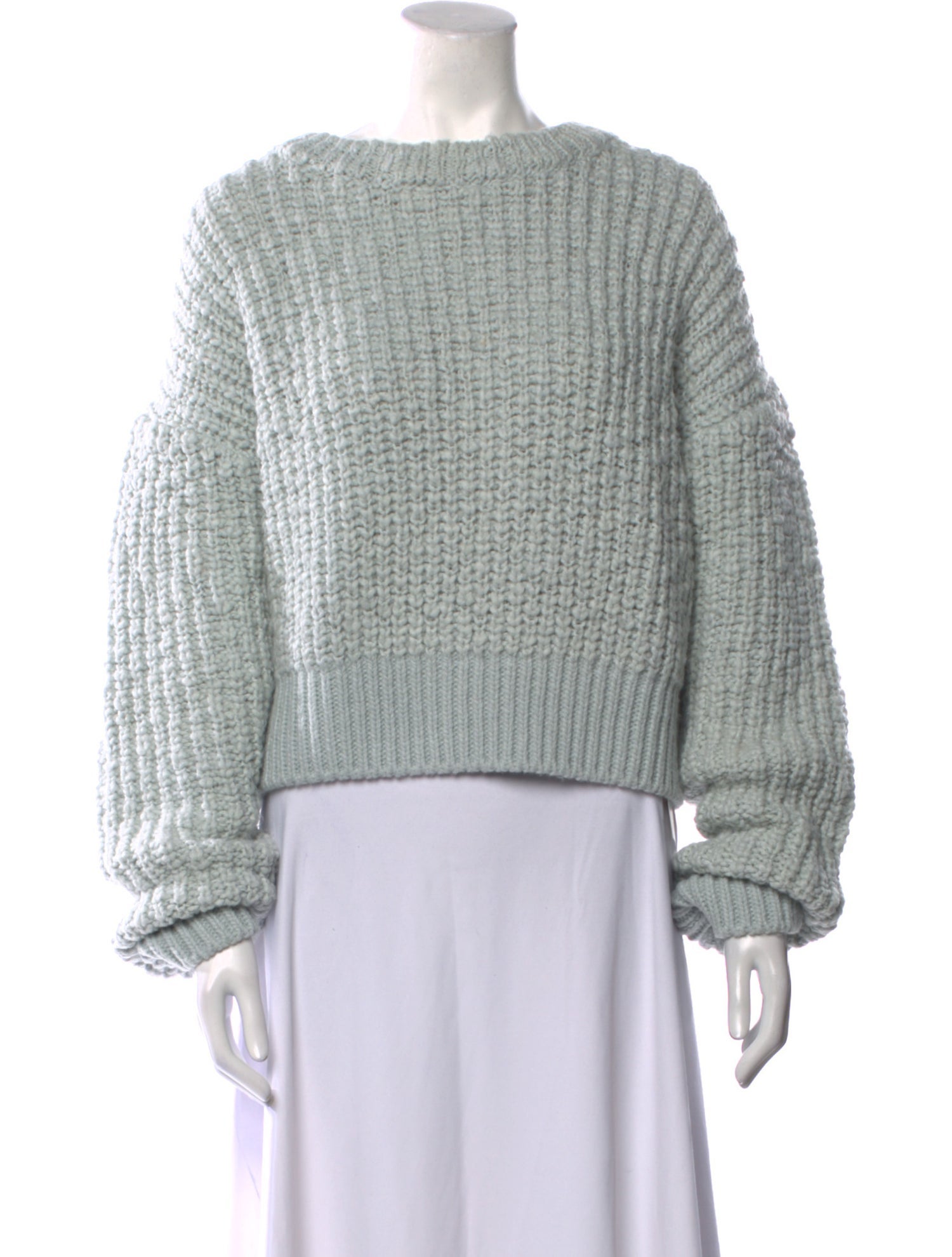 AMOMENTO Crew Neck Sweater