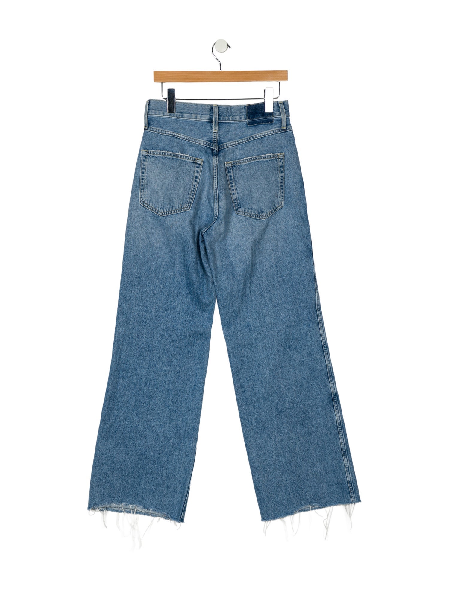 AMOMENTO High-Rise Wide Leg Jeans