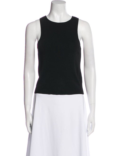 AMOMENTO Scoop Neck Sleeveless Top