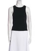 AMOMENTO Scoop Neck Sleeveless Top
