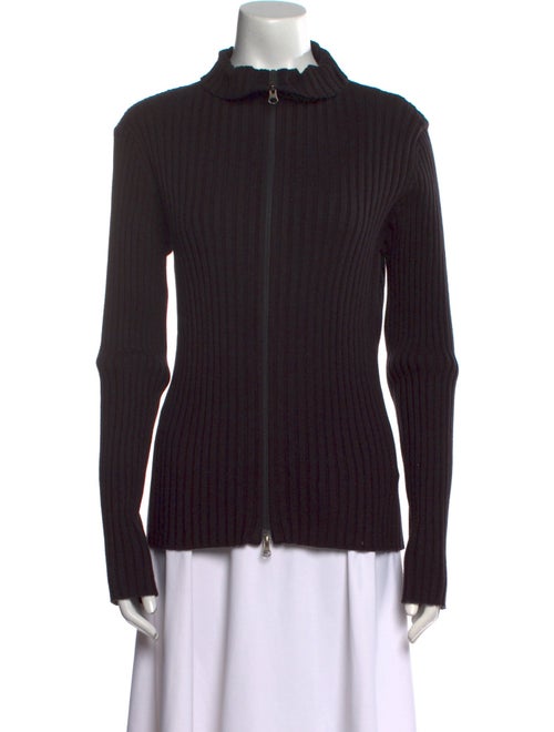 AMOMENTO Mock Neck Long Sleeve Sweatshirt