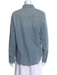 AMOMENTO Long Sleeve Button-Up Top