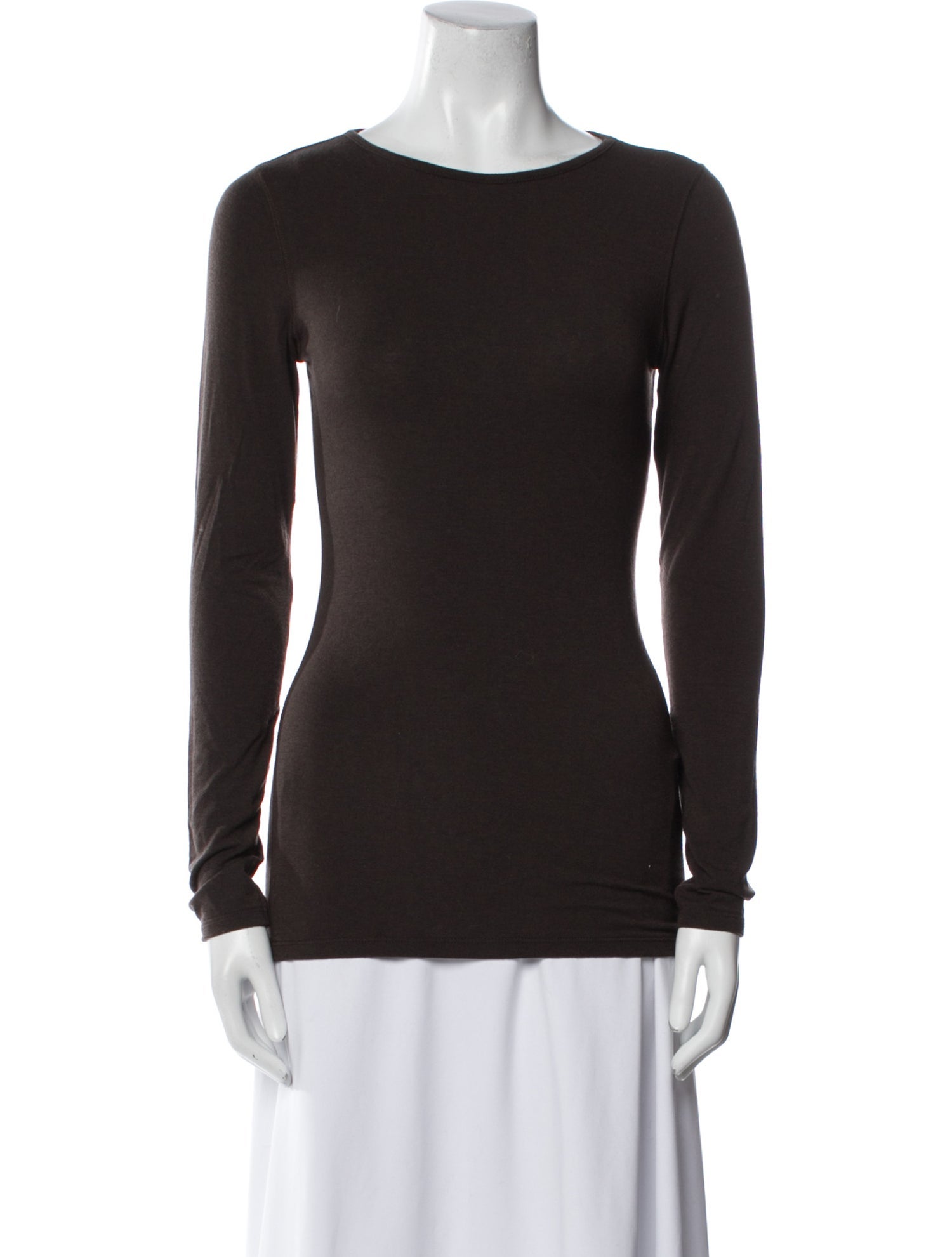AMOMENTO Bateau Neckline Long Sleeve Top w/ Tags