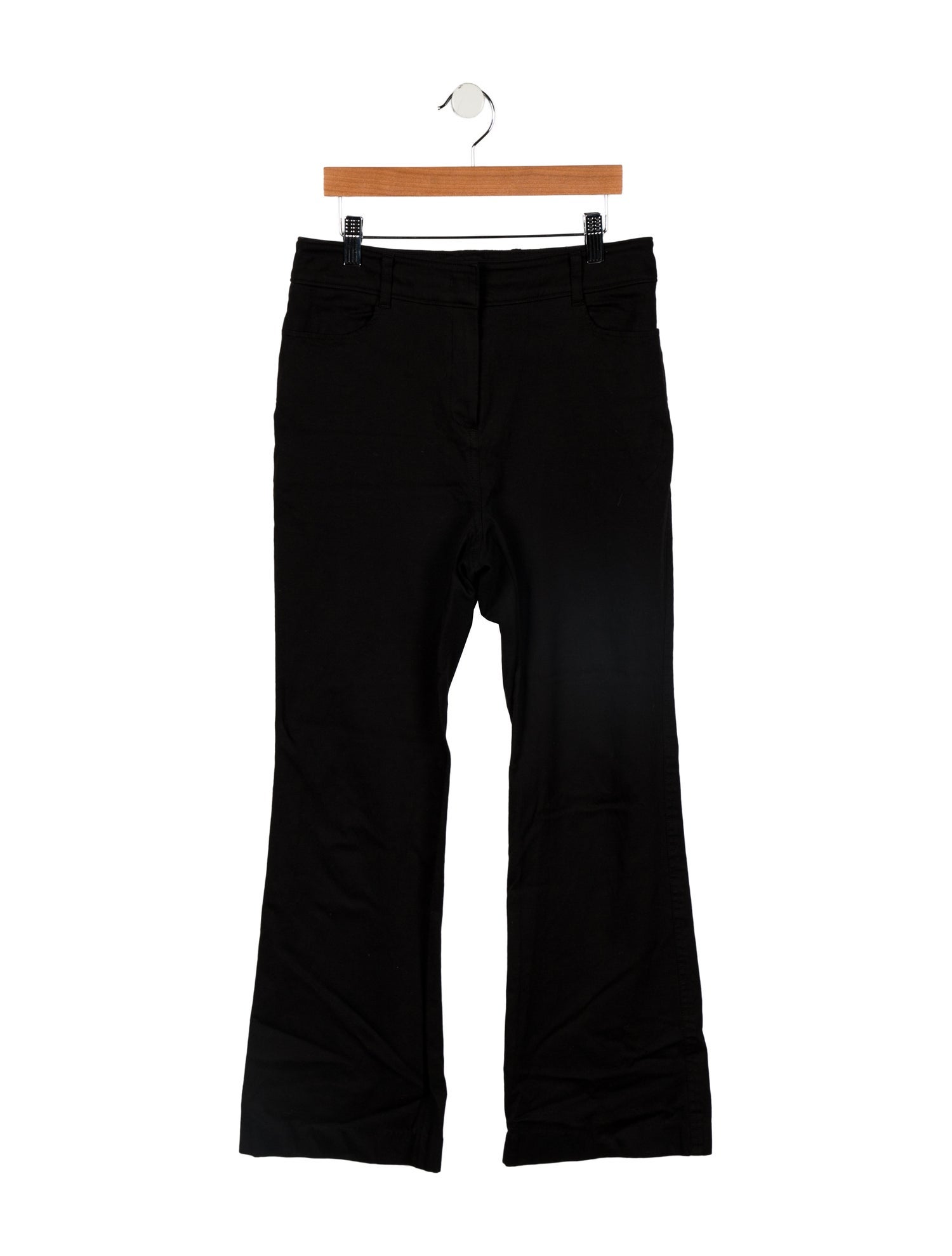 AMOMENTO Mid-Rise Straight Leg Jeans