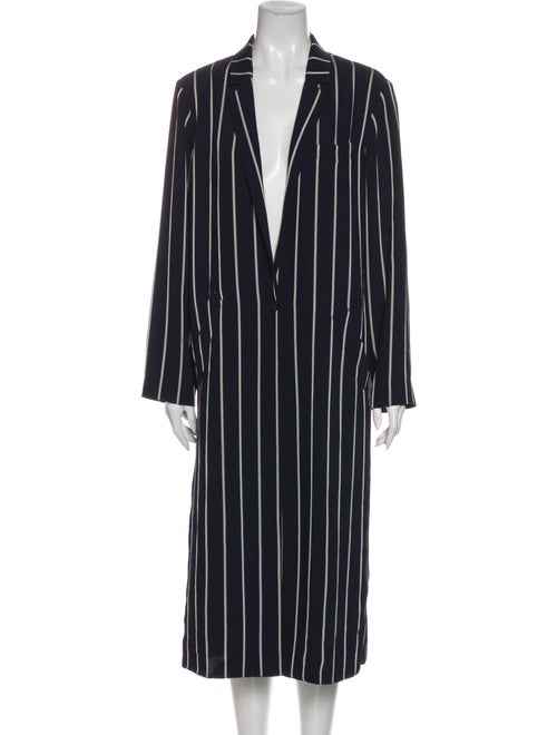 A.o.t.c. Striped Coat Blue
