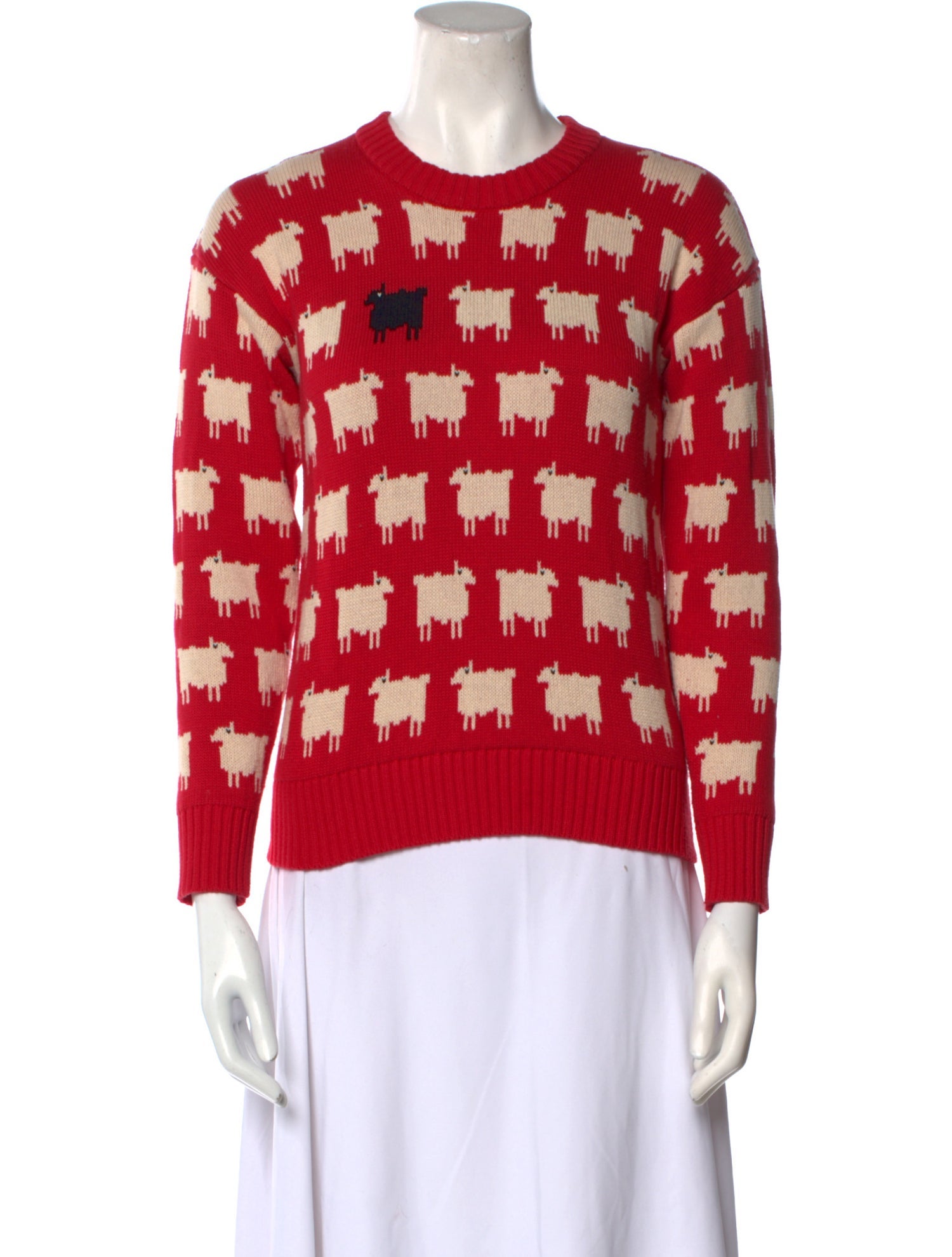Warm & Wonderful Printed Crew Neck Sweater