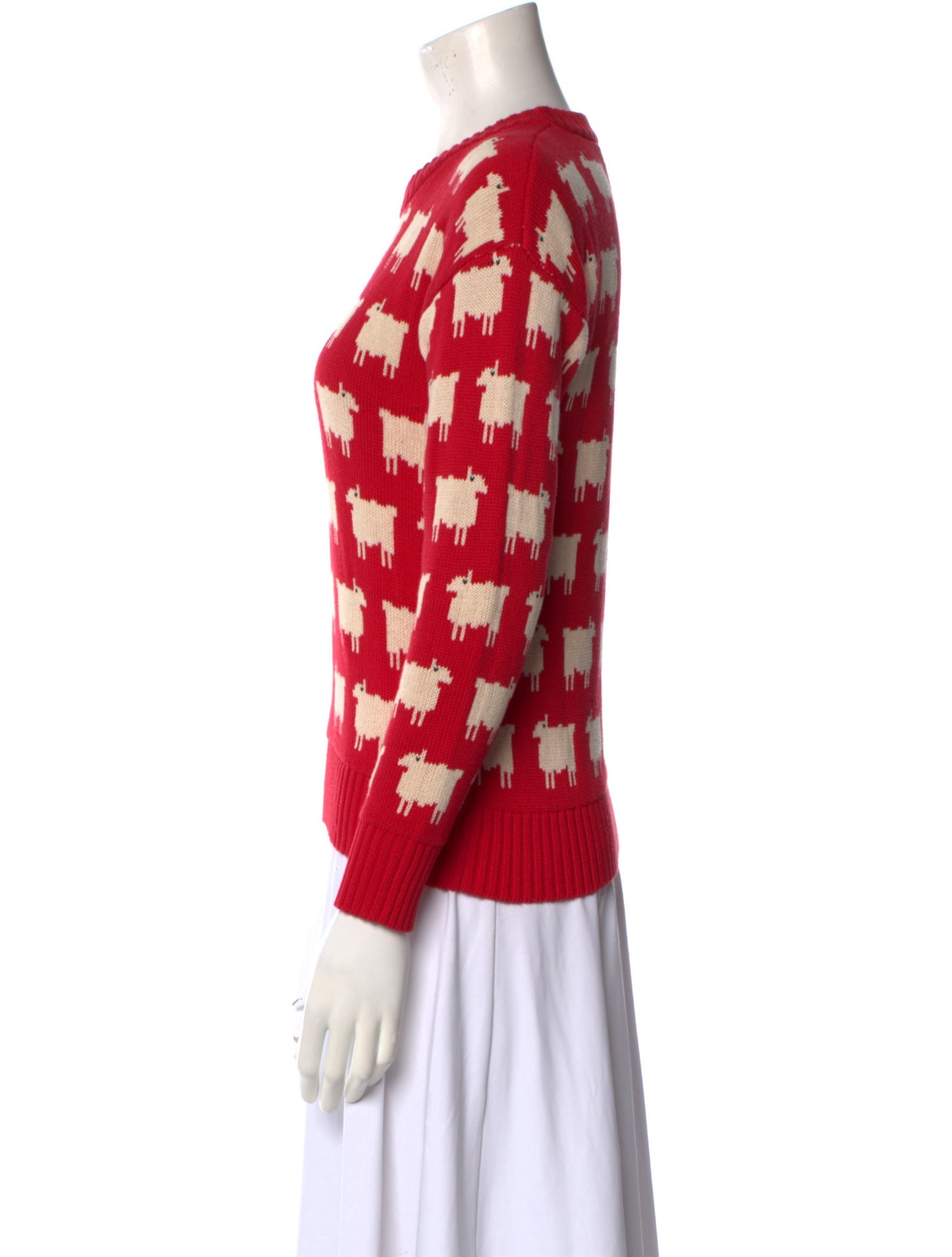 Warm & Wonderful Printed Crew Neck Sweater