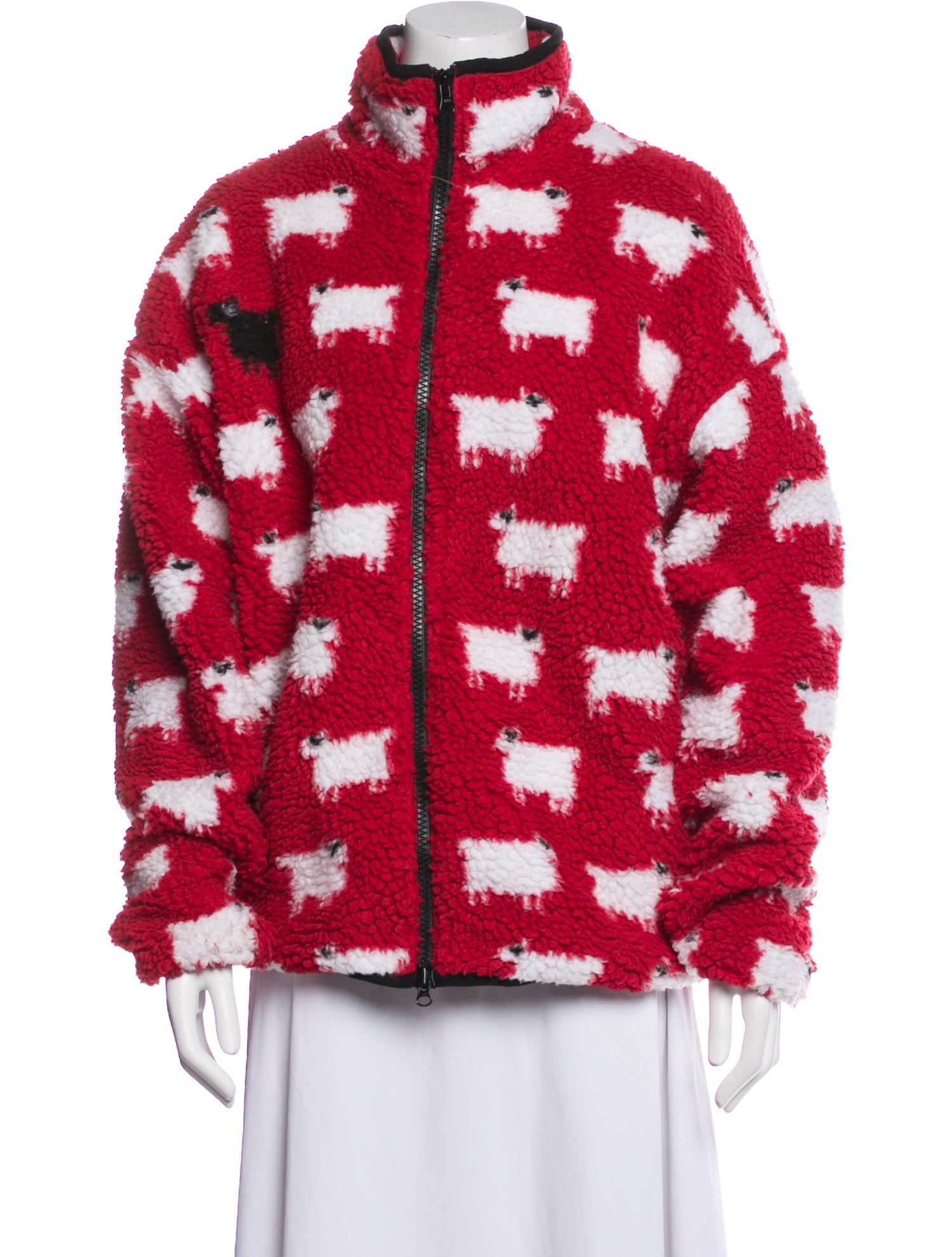 Warm & Wonderful Printed Faux Fur Jacket