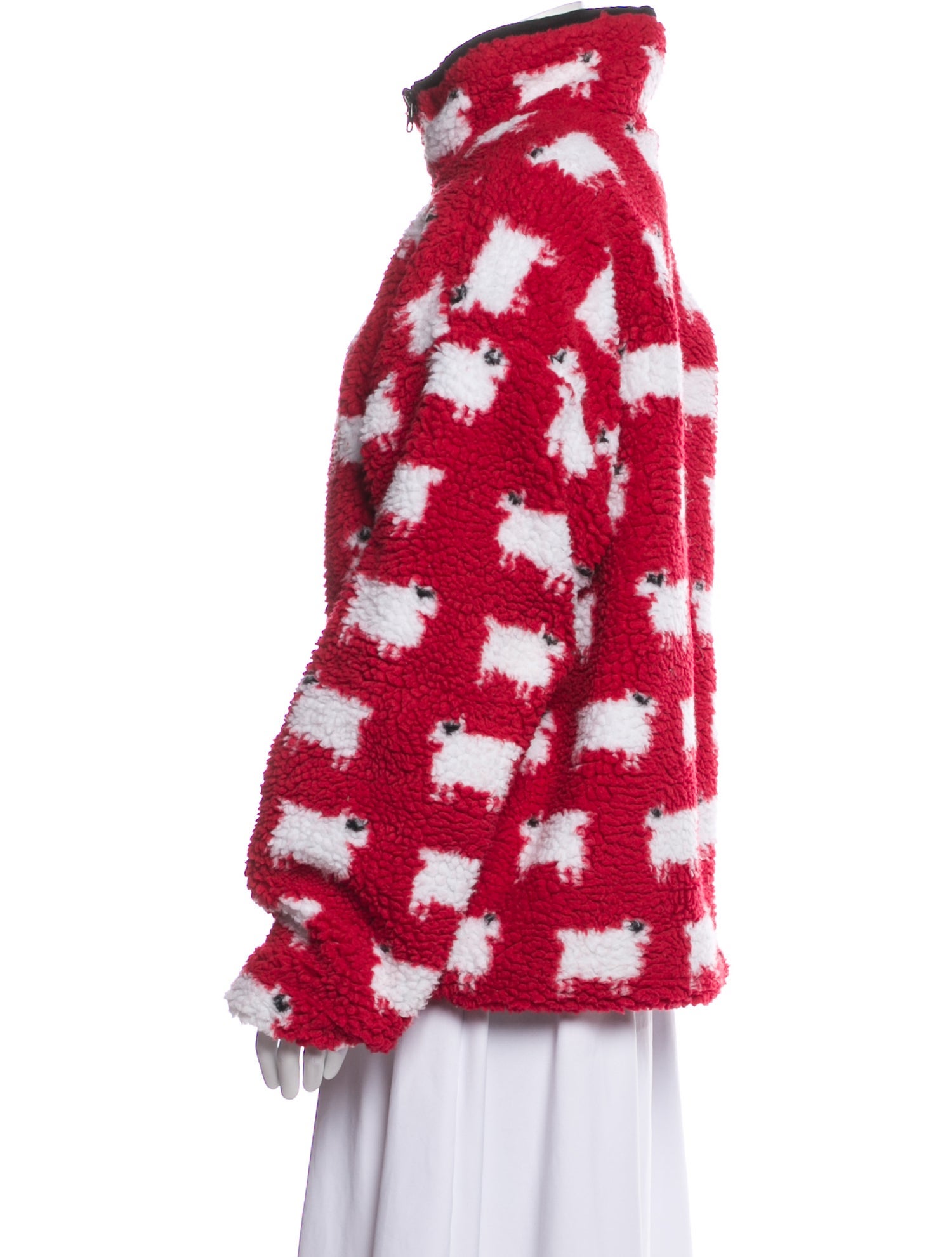 Warm & Wonderful Printed Faux Fur Jacket