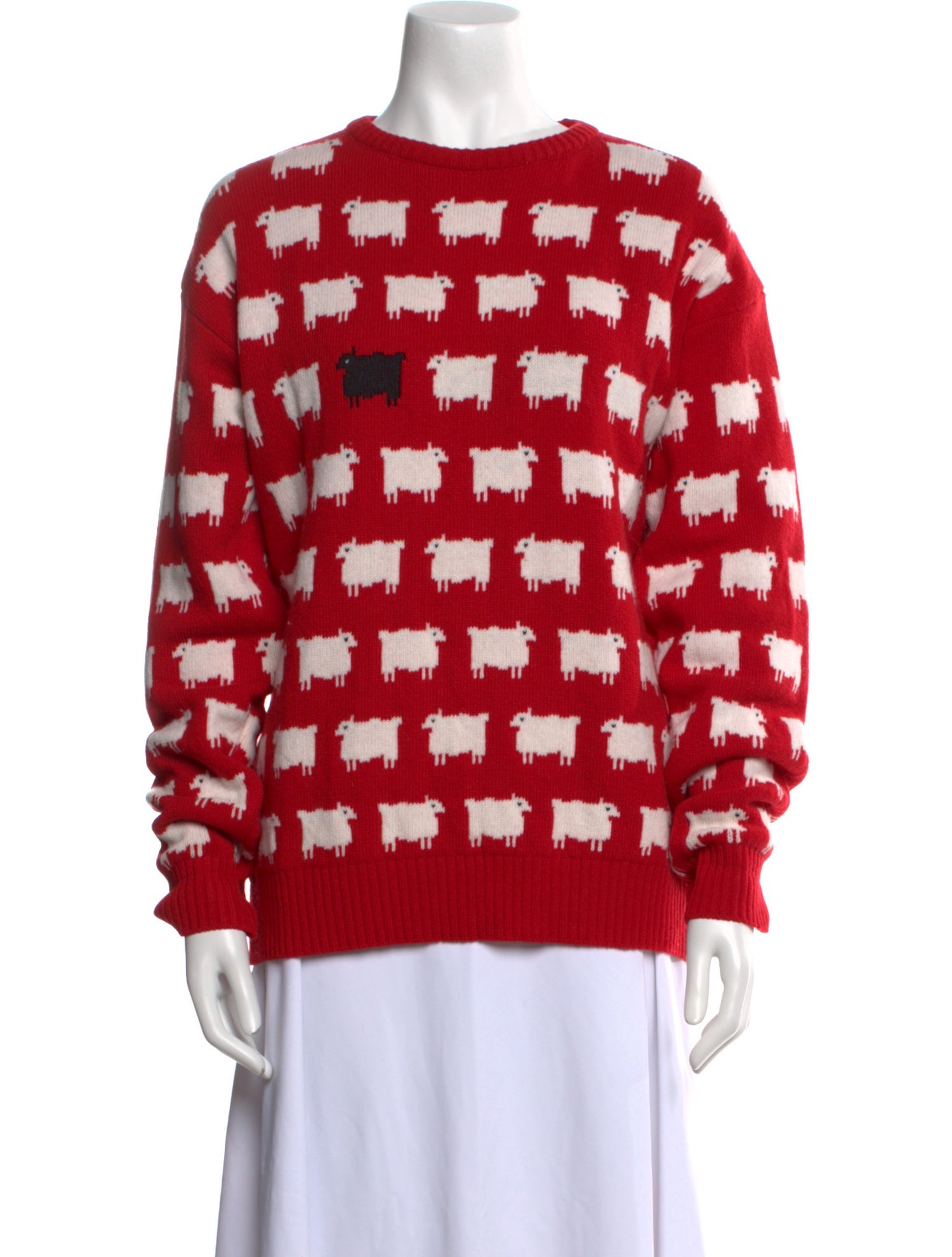 Warm & Wonderful Wool Printed Sweater