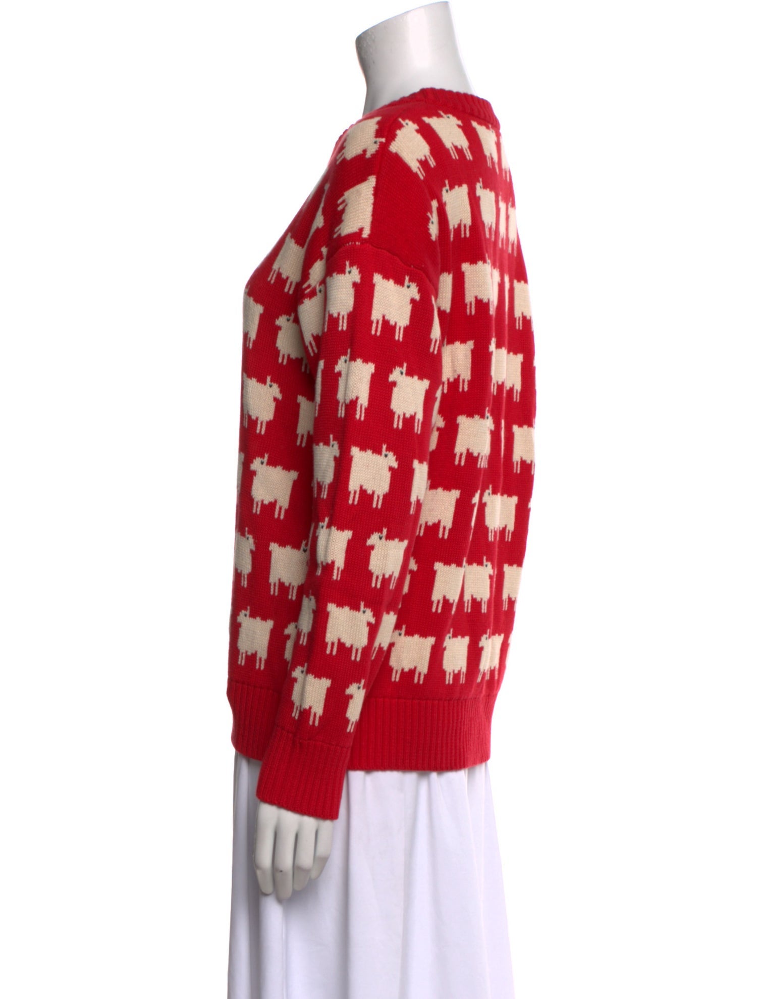 Warm & Wonderful Printed Crew Neck Sweater w/ Tags