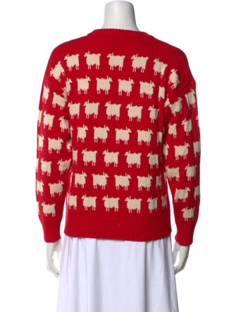 Warm & Wonderful Printed Crew Neck Sweater