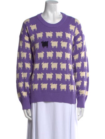 Warm & Wonderful Printed Scoop Neck Sweater