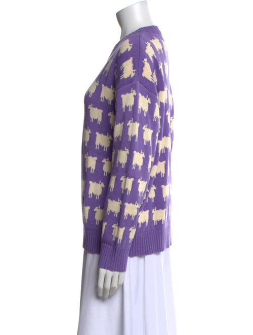 Warm & Wonderful Printed Scoop Neck Sweater