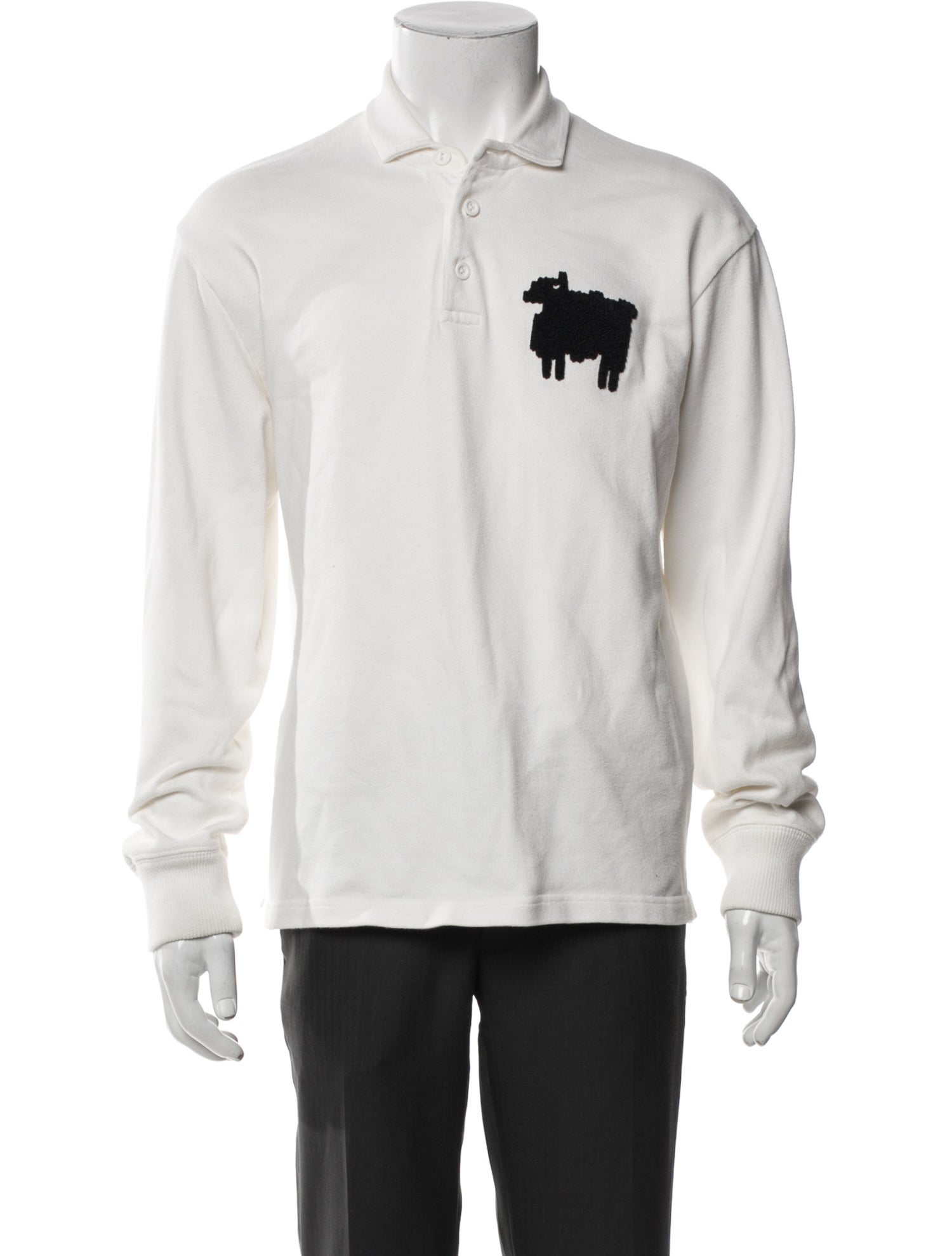 Warm & Wonderful Graphic Print Collar Polo Shirt