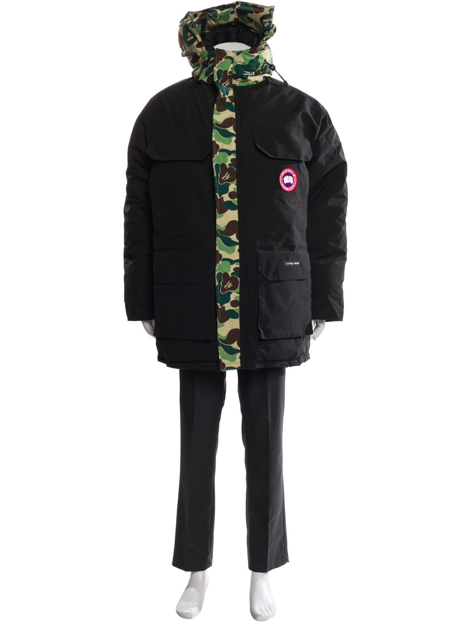 A Bathing Ape x Canada Goose x Concepts Graphic Print Parka