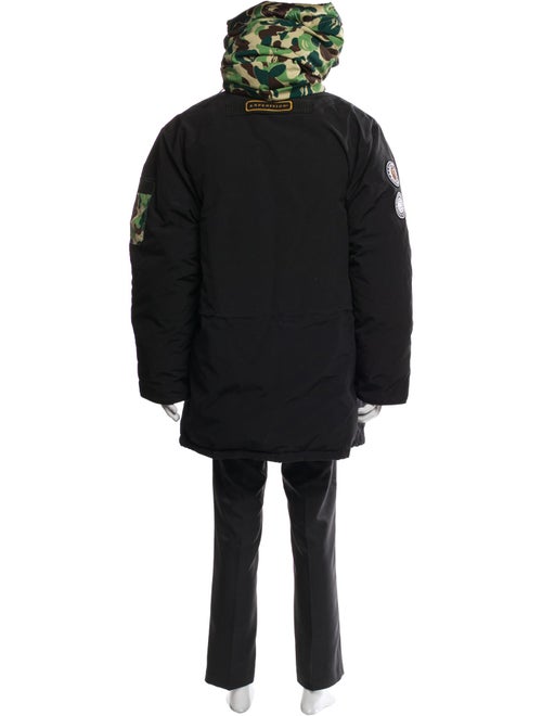 A Bathing Ape x Canada Goose x Concepts Graphic Print Parka