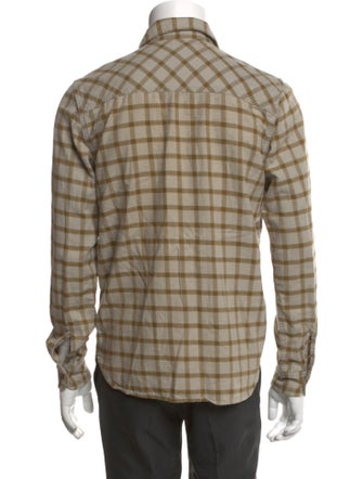 A.P.C. x Carhartt WIP Plaid Print Long Sleeve Shirt