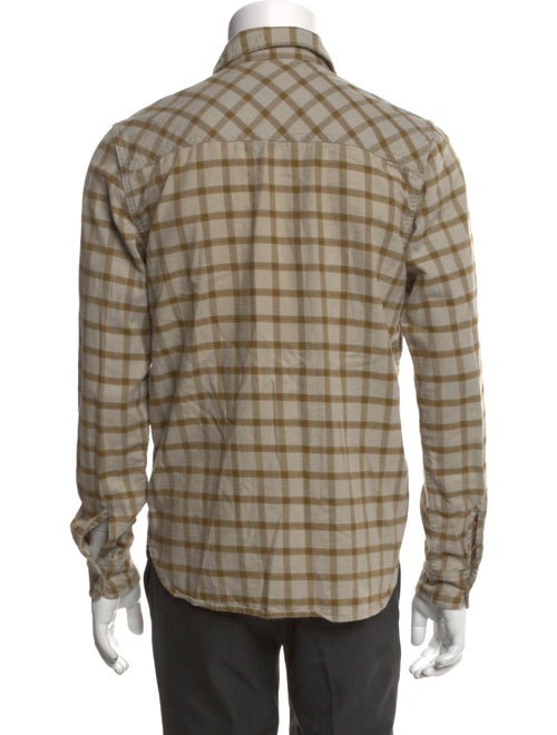 A.P.C. x Carhartt WIP Plaid Print Long Sleeve Shirt