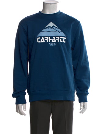 A.P.C. x Carhartt WIP Graphic Print Crew Neck Sweatshirt