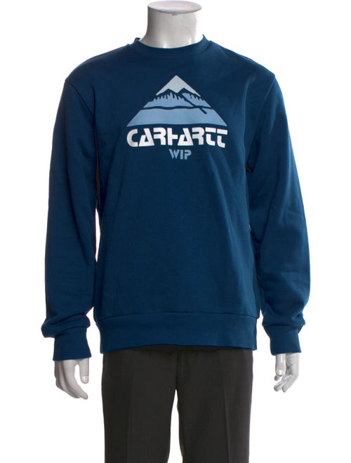 A.P.C. x Carhartt WIP Graphic Print Crew Neck Sweatshirt