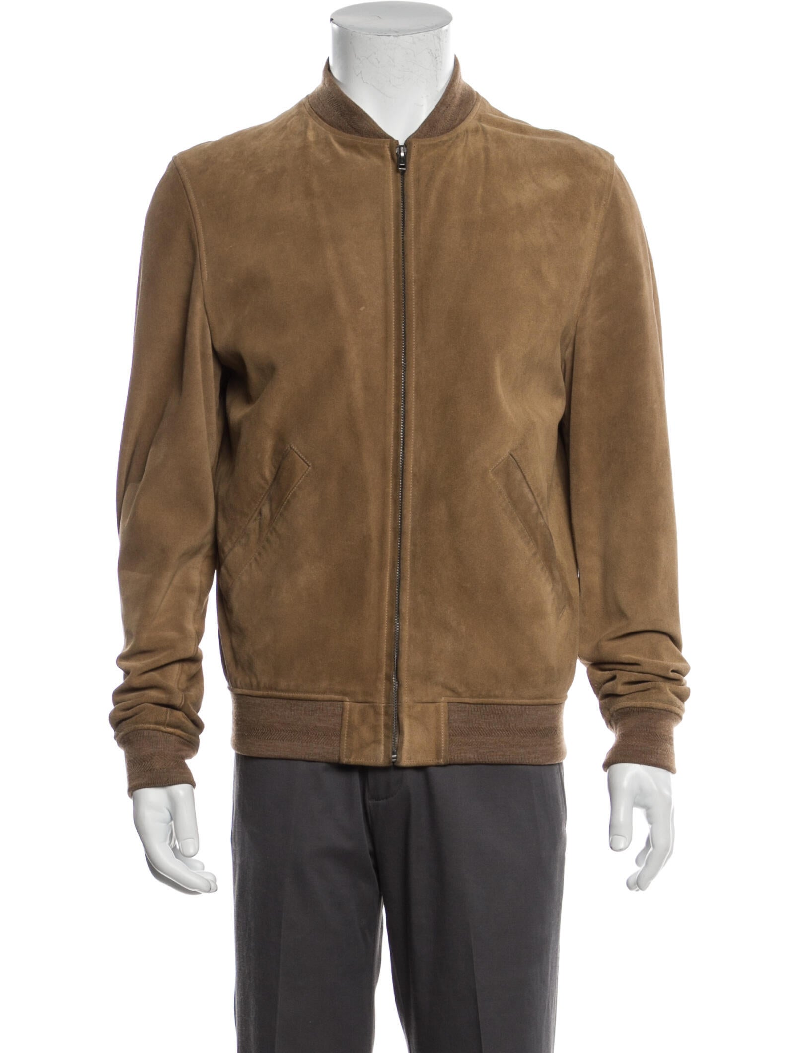 apc louis w suede bomber
