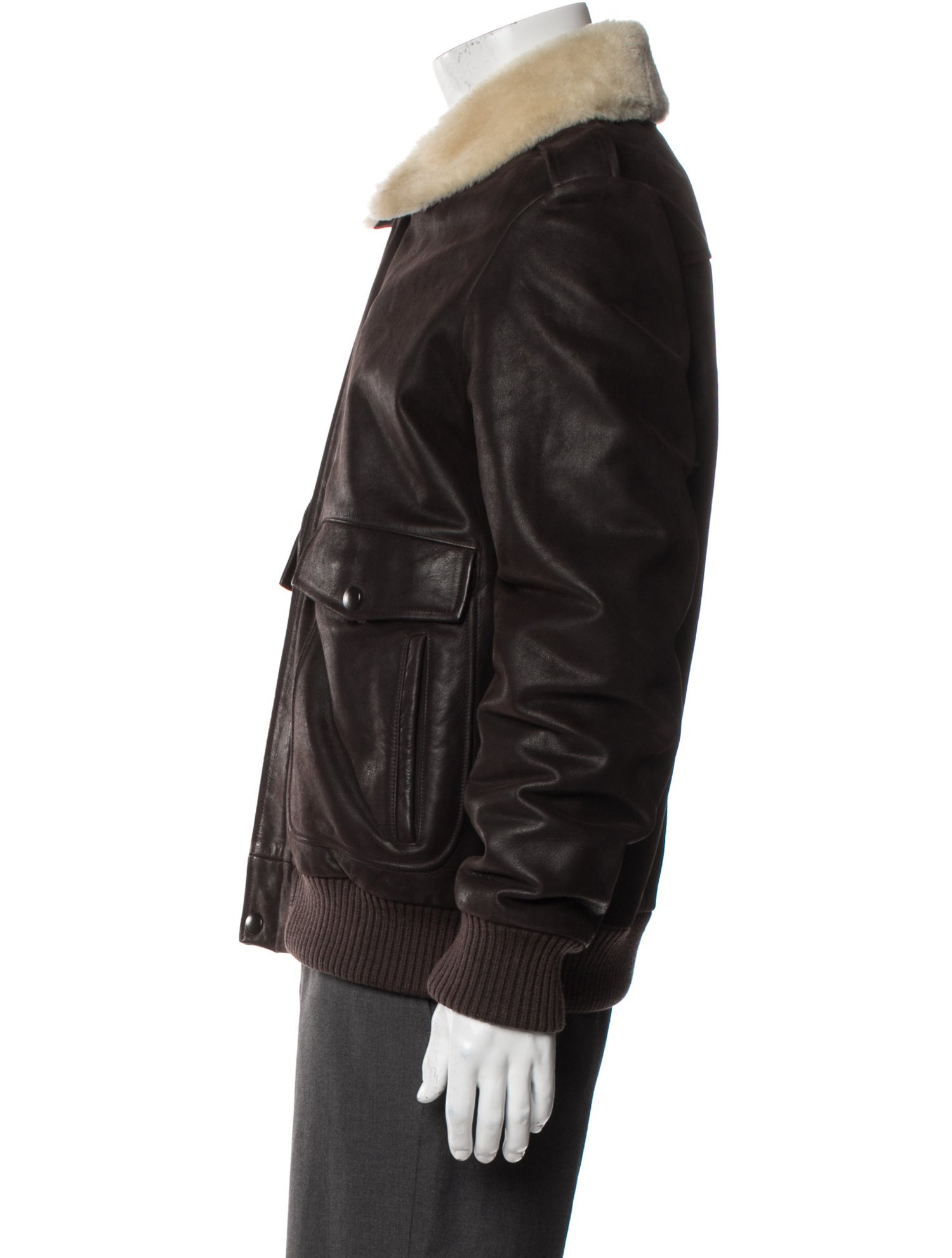 A.P.C. x Louis W. Calfskin Bomber Jacket