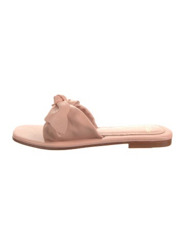 A Piedi Sandals Leather Floral Print Slides 4