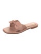 A Piedi Leather Slides