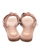 A Piedi Leather Slides