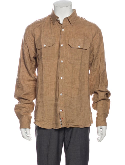 Apolis Global Citizens Linen Long Sleeve Dress Shi